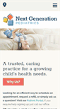 Mobile Screenshot of nextgenpediatrics.com